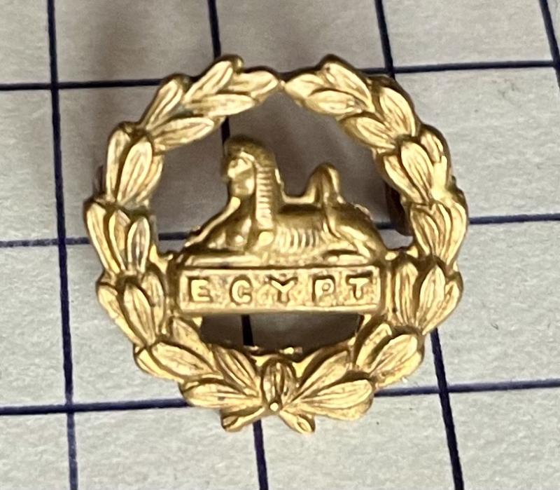 Gloucestershire Regiment Brass Back Cap Badge