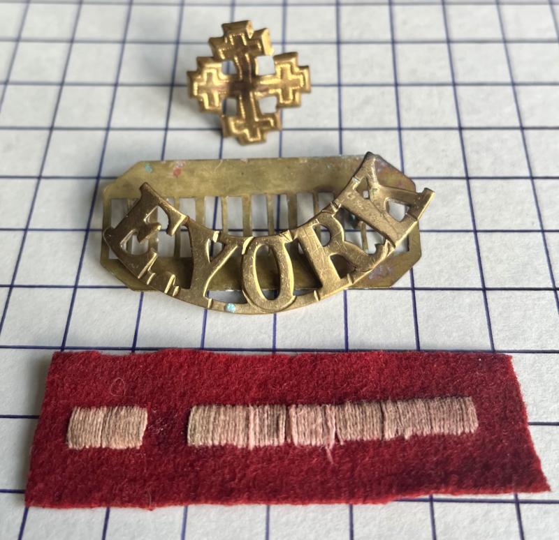 17th (Northern) Division WW1 Cloth Formation Sign Badge.