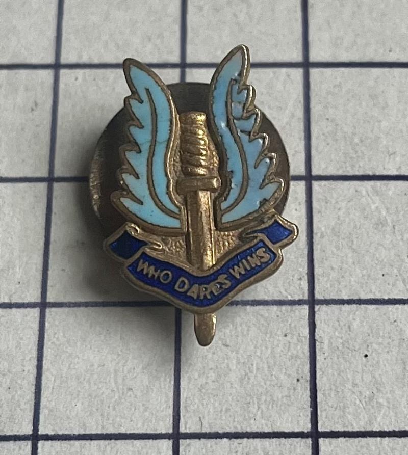 Special Air Service (SAS) Early Regiment Association Enamel Button-Hole Mufti Sweetheart Badge