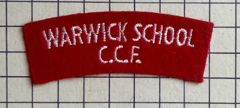 Warwick School Combined Cadet Force (CCF) Shoulder Title Badge