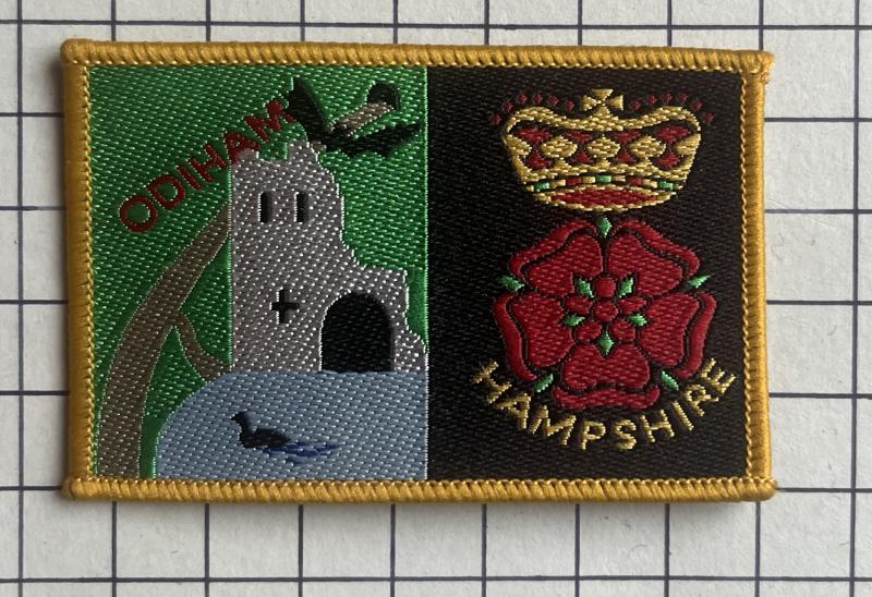 Odiham District Hampshire Boys Scouts Arm Patch Badge