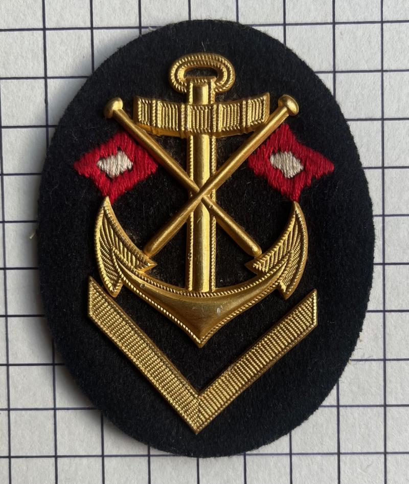 cWW2 German Kriegsmarine (Navy) Signals NCO'S Career Arm Badge Insignia (Laufbahnabzeichen)