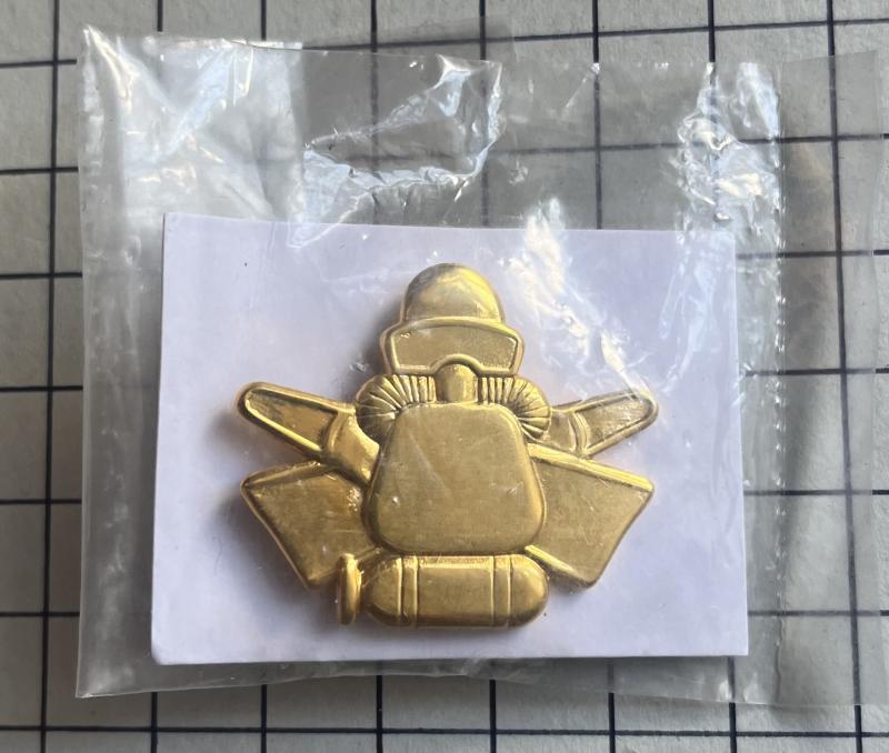 Dutch Special Forces (SF) Netherlands Navy Marine Diver Pin Metal Badge Insignia