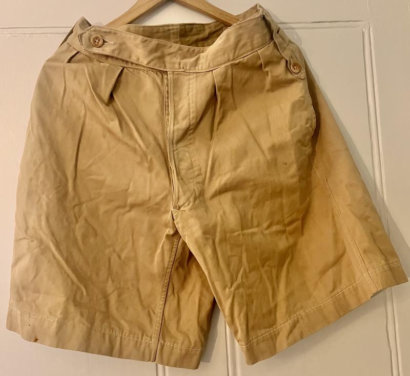 cWW2 British Army Desert Pattern Cotton Drill Shorts