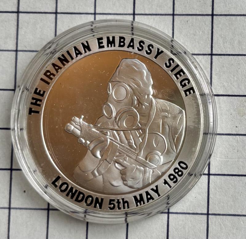 Official B Squadron Special Air Service (SAS) Challenge Coin Iranian Embassy