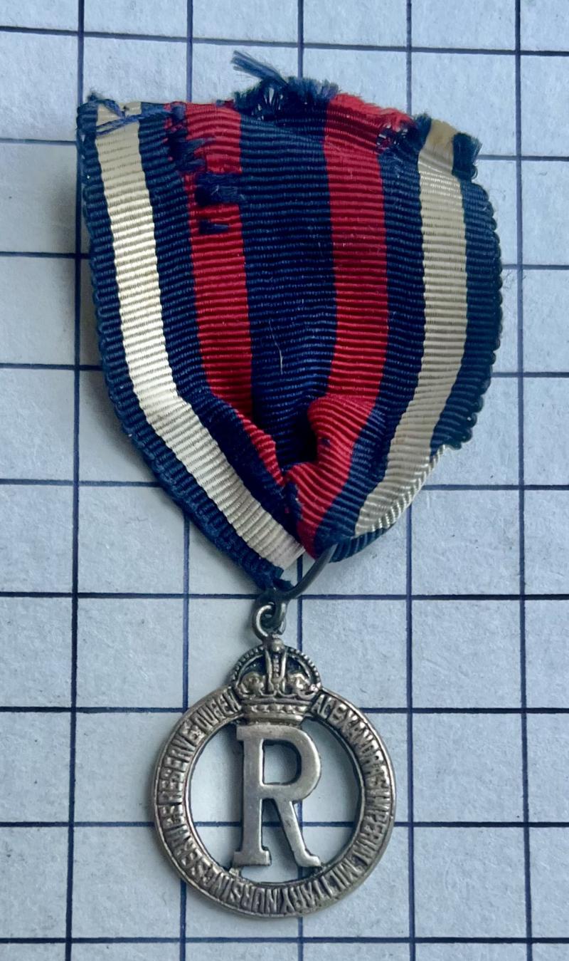 Collar Badge cWWII Contemporary Professionally done Conversion / Replacement for the Queen Alexandra's Imperial Nursing Service Reserve Medal