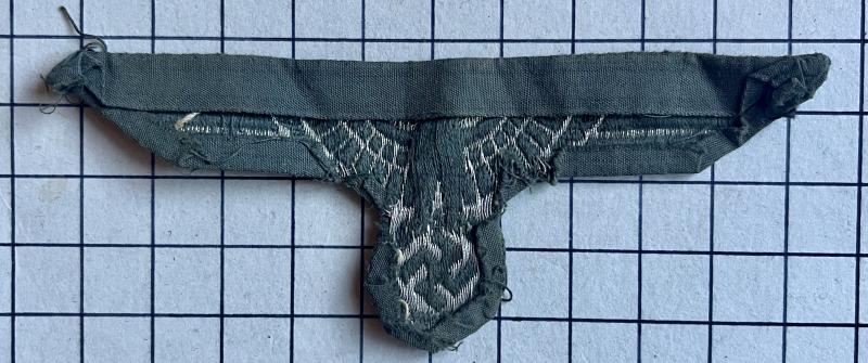 cWW2 German Heer (Army) M38 Pattern ‘BeVo’ Flatwire Breast Eagle Badge Patch