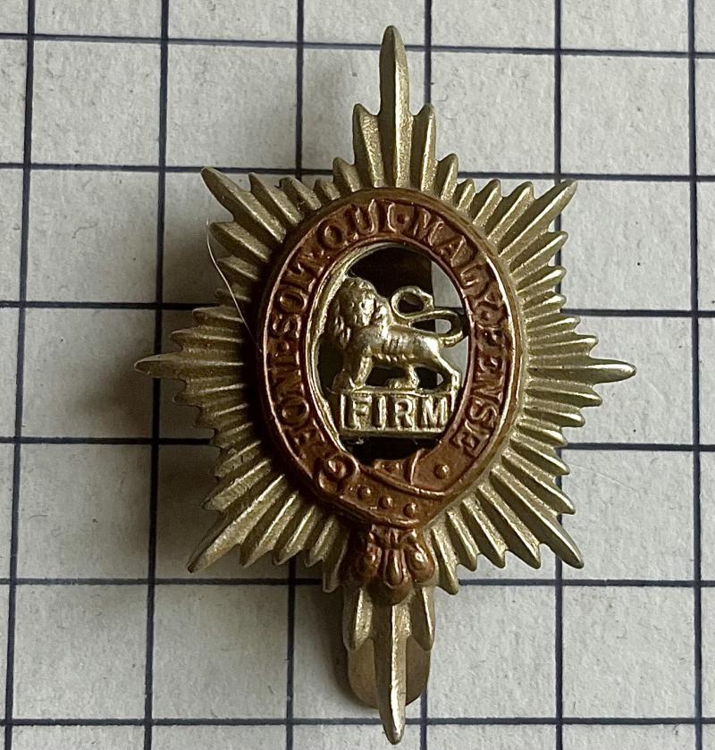 c1923 - 58 Worcestershire Regiment Bi-Metal Other Ranks Cap Badge
