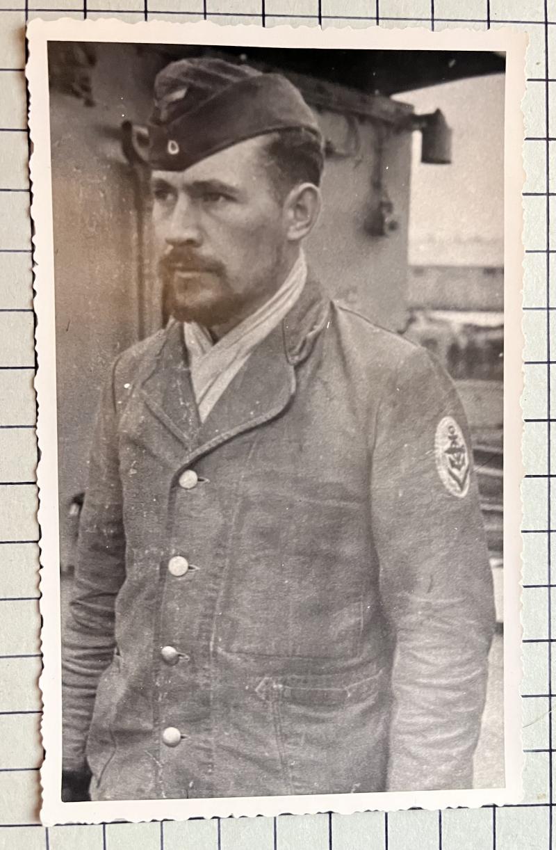 c1944 Kriegsmarine German Navy WW2 Photo Postcard