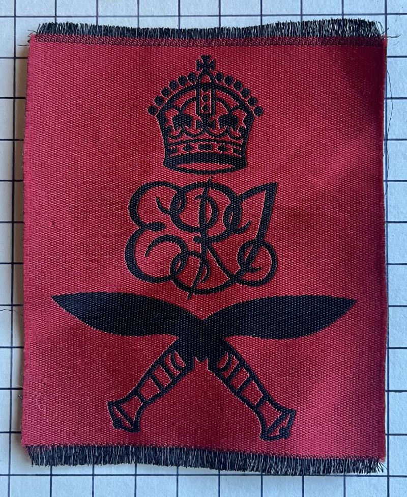 c1974-94 2nd King Edward's Own (KEO) Gurkha Rifles Cloth Sports Patch Badge