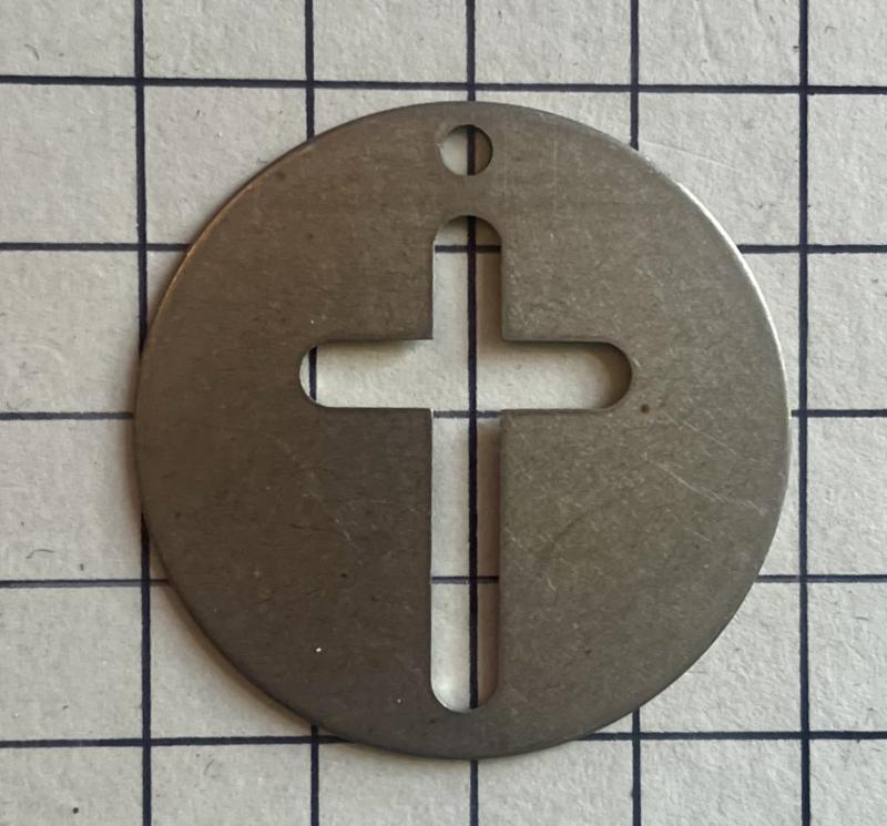 Royal Army Chaplains (RAChD) Department Christian Dog Tag SAS