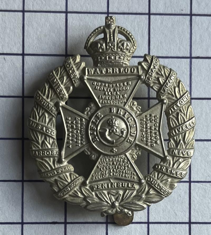 cWW1 Rifle Brigade Other Ranks Cap Badge 1910-27