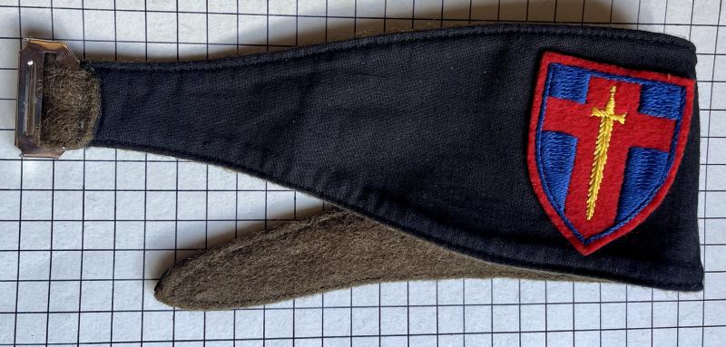 c1945 British Troops Rhine Army Military Police Polizei Occupation Arm Band Badge Formation Sign