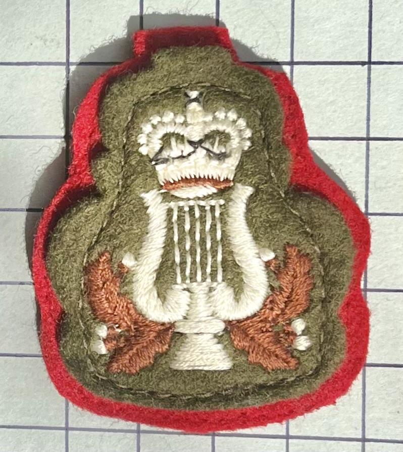 British Army Musician Infantry Division Bandsman Trade Patch Badge