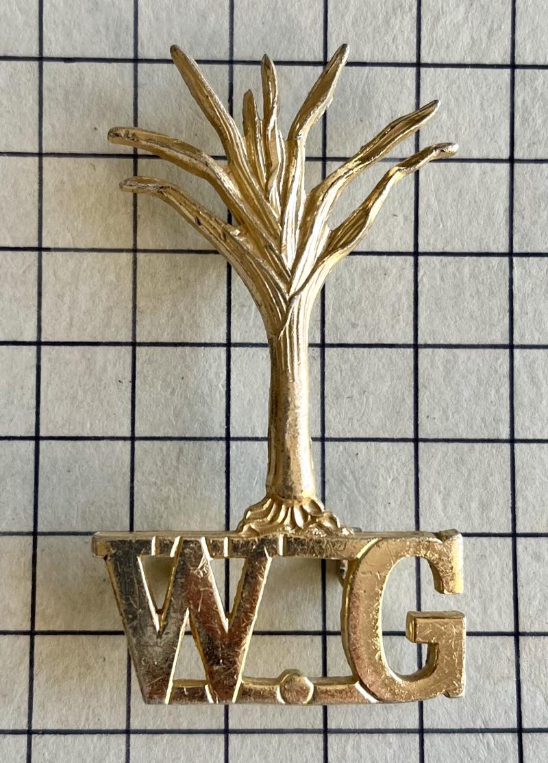 Welsh Guards (WG) Other Rank's Anodised Aluminium Shoulder Title Badge