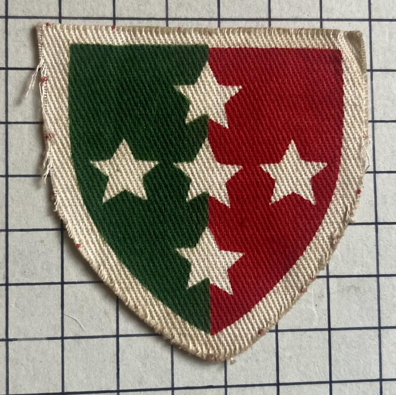 cWW2 Southern Command Pioneer Corps (PC) Printed Formation Badge