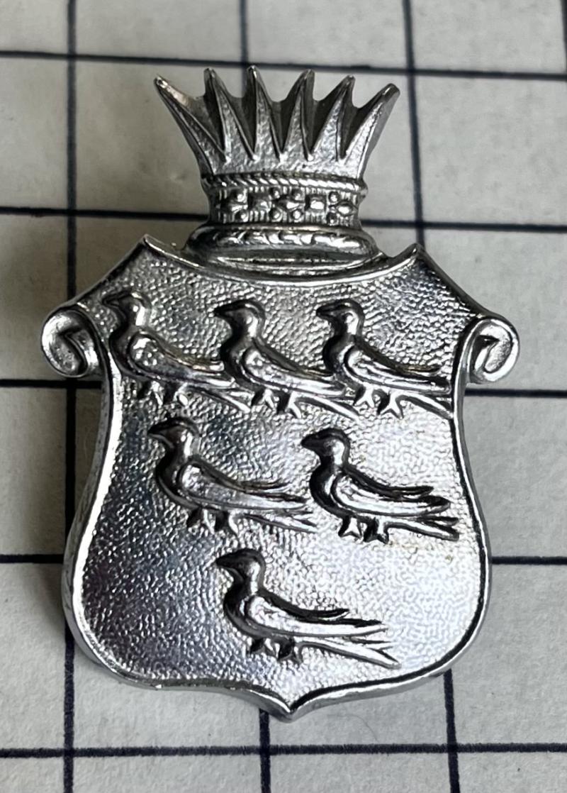 c1937-68 East Sussex Constabulary Police Force Collar Badge