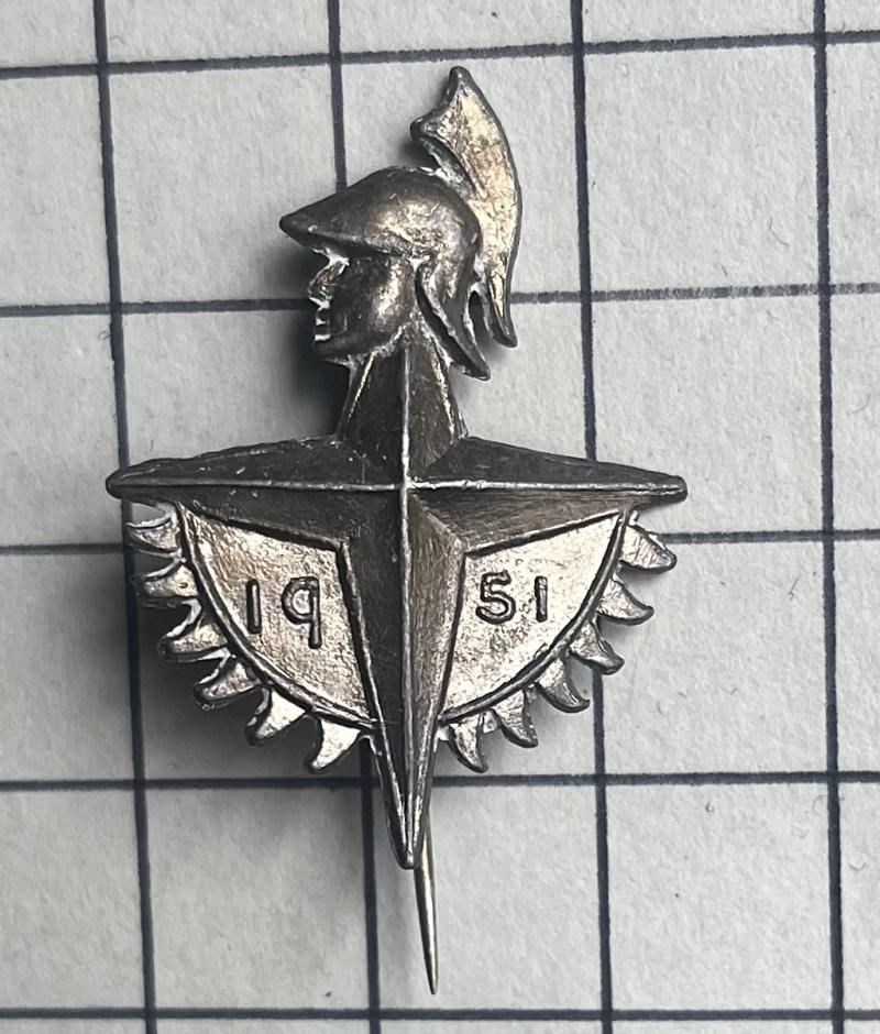 Festival of Britain 1951 Silver Plated Pin Badge
