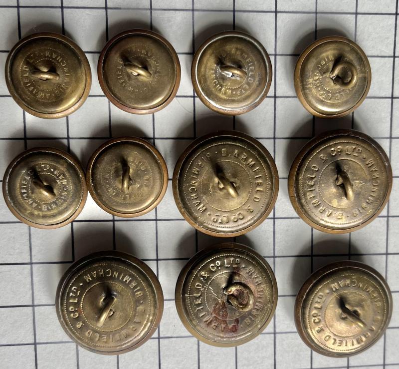 The Queen's Royal Regiment (West Surrey) Buttons
