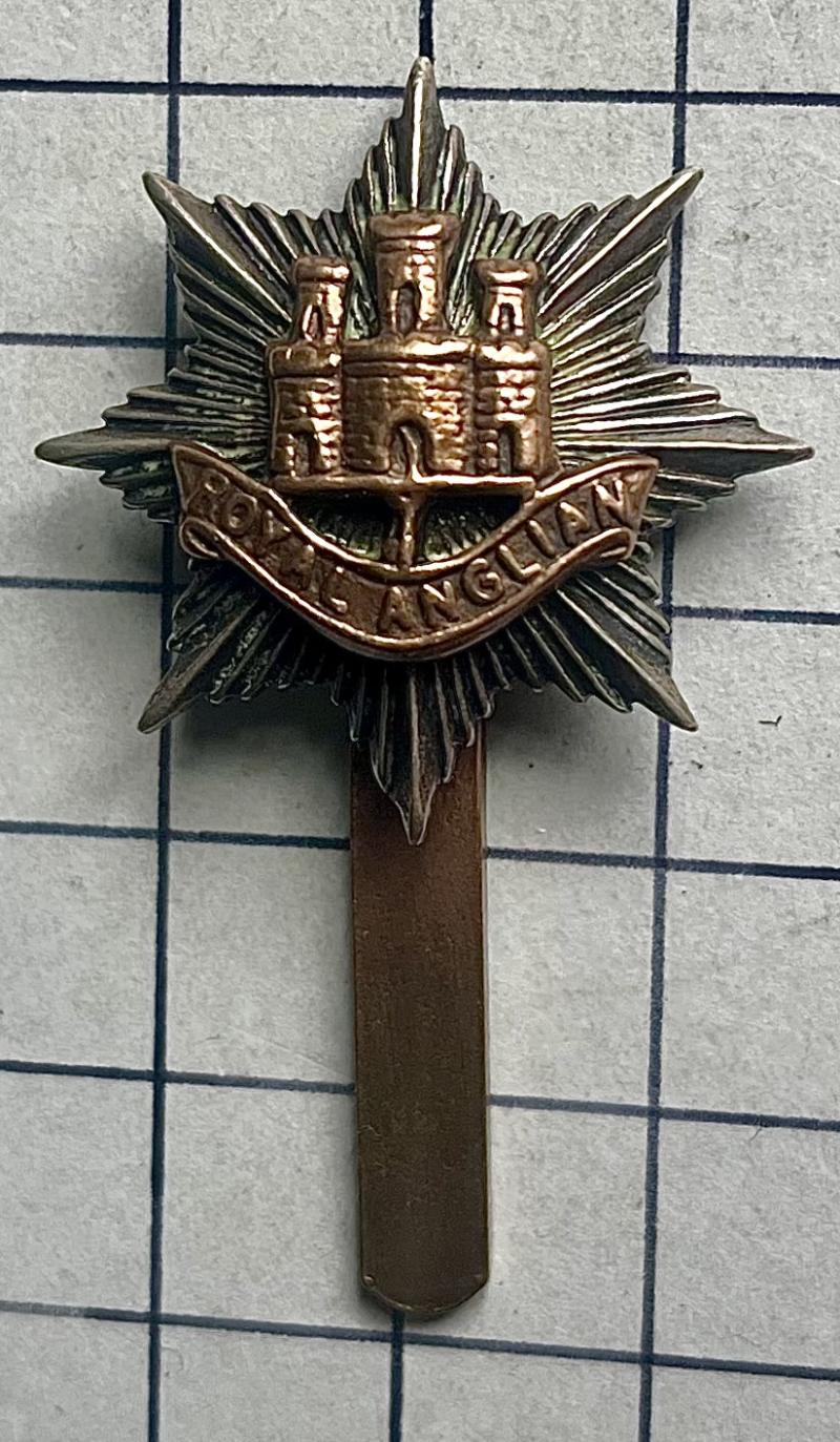 Royal Anglian Regiment Bi-Metal Cap Badge