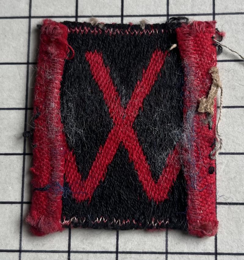 c1942-46 WW2, XV / 15th Indian Corps Cloth Formation Sign Badge Patch