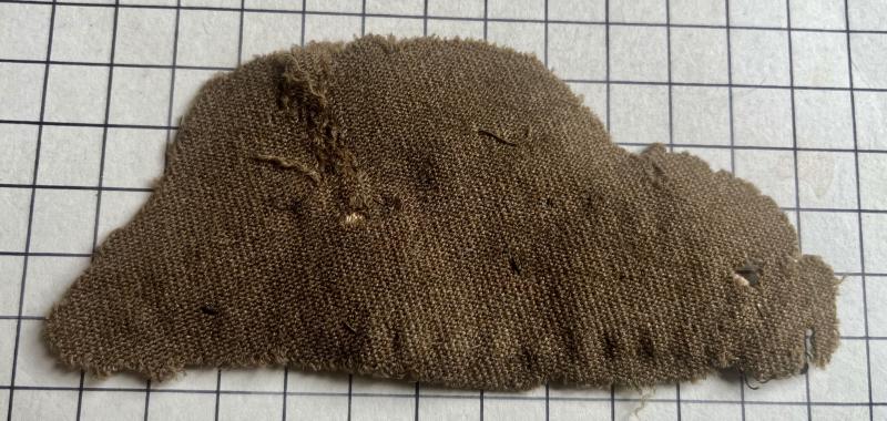 cWW1 Royal Flying Corps (RFC) Pilot Wing Cloth Badge Attached To Uniform
