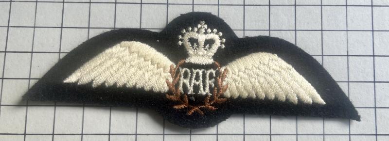 Cold War Era British Royal Air Force (RAF) Pilot Qualification Wing Badge
