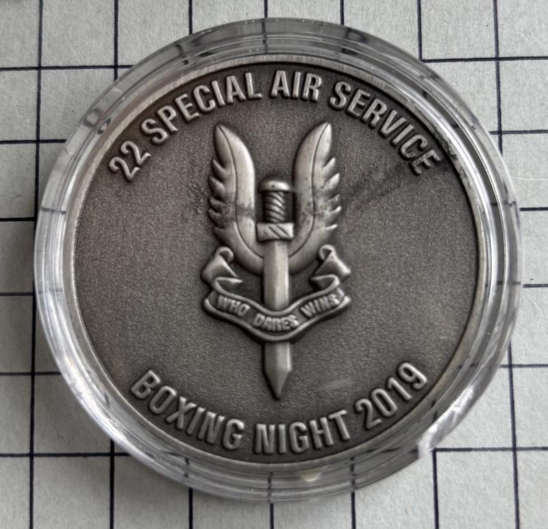 c2019 Special Air Service (SAS) Boxing Challenge Coin Sports