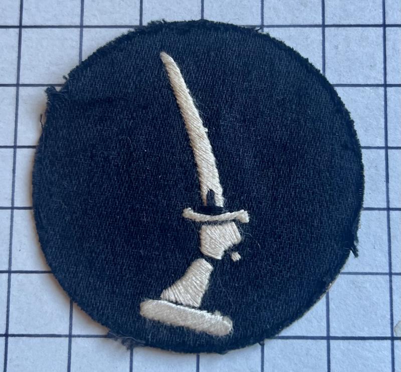 c1942-46 WW2, 20th Indian Infantry Divison Cloth Formation Sign Patch Badge