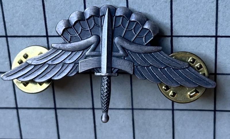 United States of America (USA) Army Free Fall Parachute Wing Qualification Pin Badge