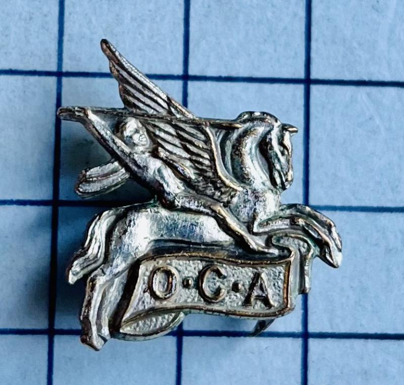 cWW2 Airborne Old Comrade Association (OCA) Button Hole Badge Sweetheart