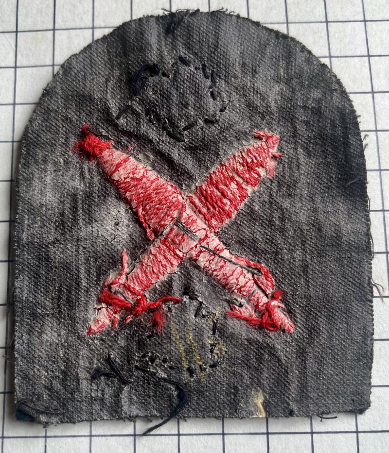 cWW2 British Royal Navy (RN) Torpedo Leading Rate Trade Patch Qualification Badge