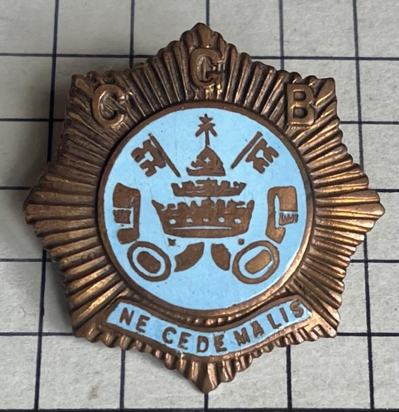 Pre 1978 Church Girls Brigade (CGB) Enamelled Brass Cap Badge