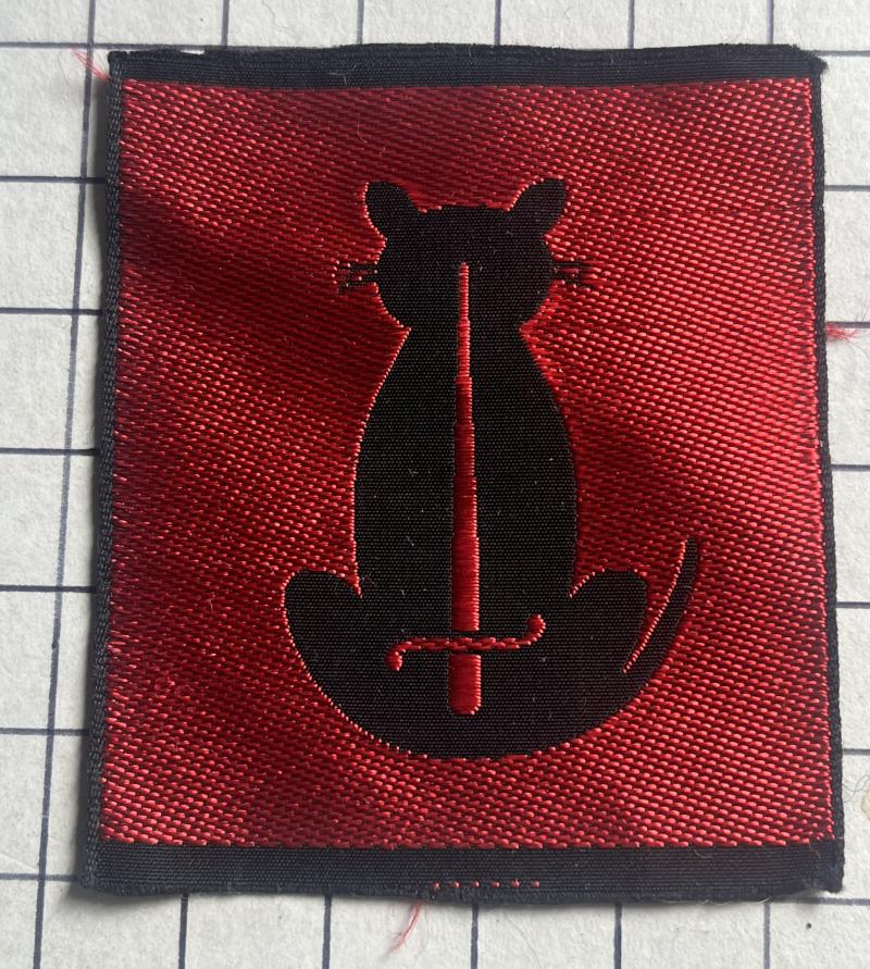 c1950s 56th Brigade 54th Division Woven Formation Sign Cloth Badge Patch