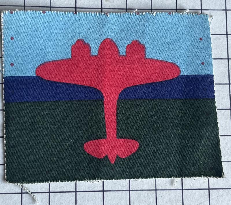 c1950s Air Formation Royal Signals Printed Formation Sign Patch Badge