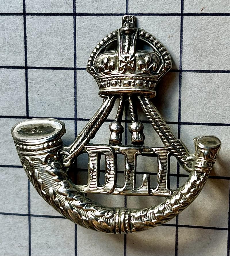 Durham Light Infantry (DLI) White Metal Cap Badge Lugs
