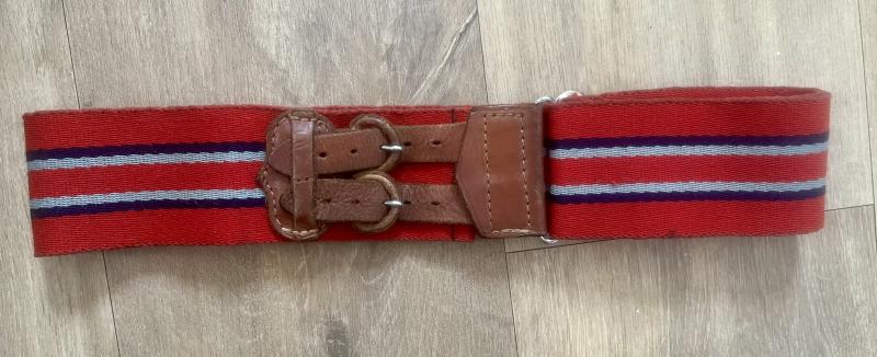 c1970s Brentwood School Essex Combined Cadet Force (CCF) Stable Belt