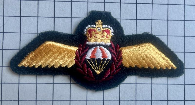 c1979-85 Royal Canadian Air Force (RCAF) Search And Rescue (SAR) Parachute Wing Badge