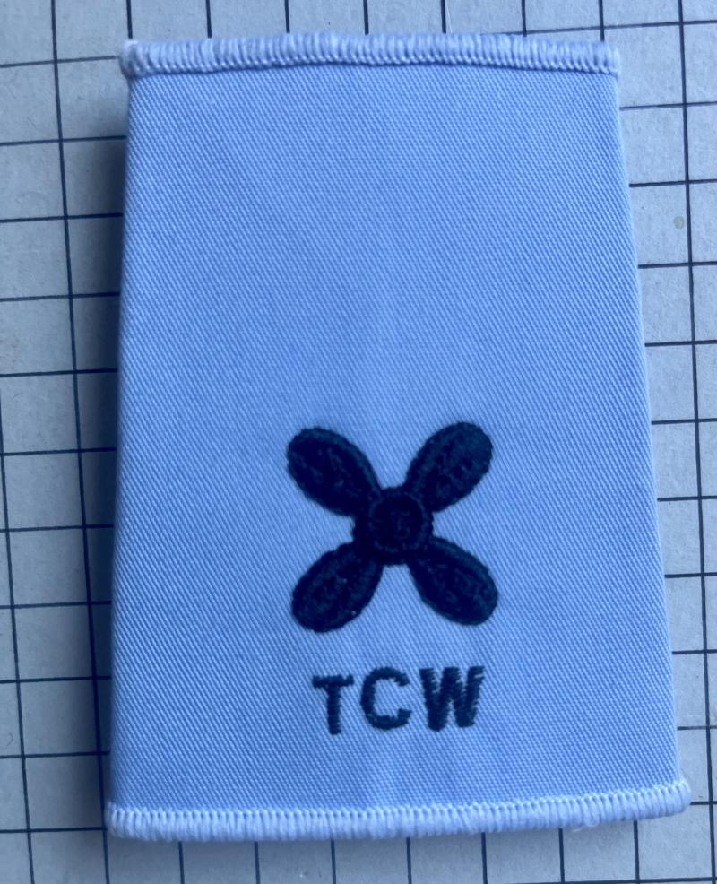 Pre 2005 Royal Air Force (RAF) Tactical Communications Wing (TCW) JT Shoulder Title Badge