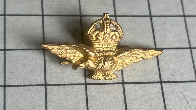 c1918 WW1 Royal Air Force (RAF) Gilt Rank Badge Shoulder Board