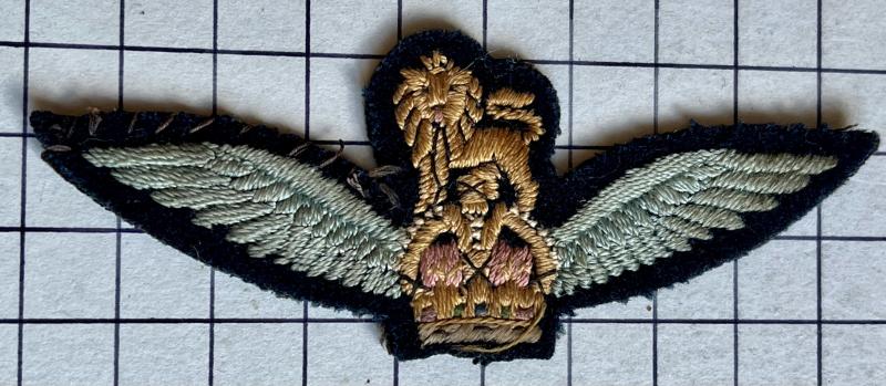cWW2 British Army Glider Regiment (GPR) Pilot Wing Small Size Version Badge