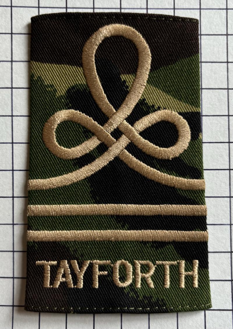 Pre 2014 Tayforth Scotland University Officer Training Corps (UOTC) Senior Under Officer Cadet Rank Slide