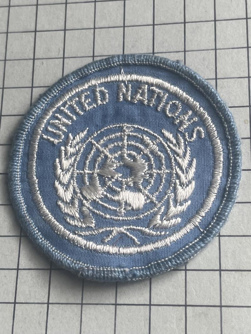 United Nations (UN) Cloth Arm Badge Patch Formation Sign