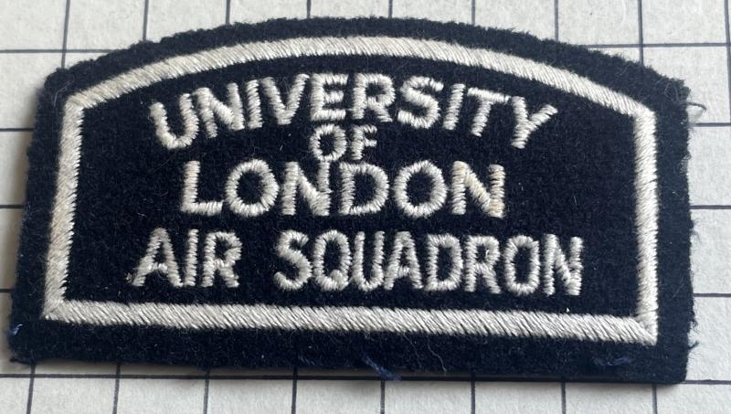 University of London Air Squadron Cloth Patch Badge RAF
