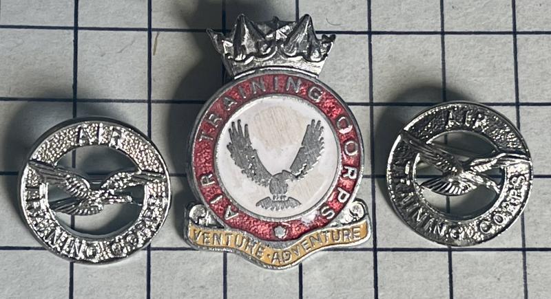 3 x Variant Air Training Corps (ATC) Pin Lapel Badges RAF