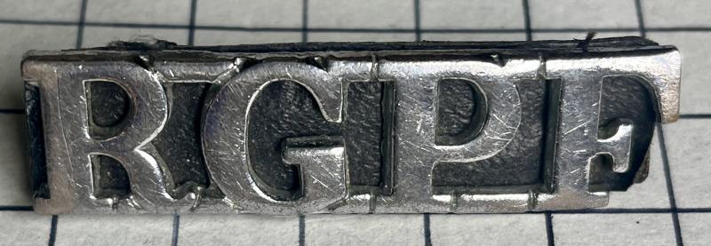 Royal Grenada Police Force (RGPF) Chrome Shoulder Title Badge