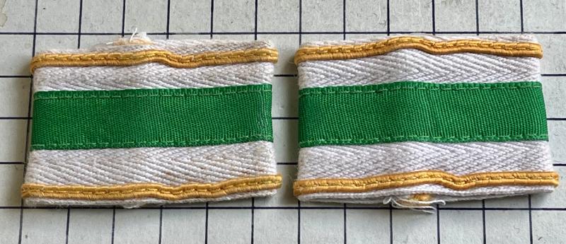 Royal Air Force (RAF) 'D' Squadron Officer Cadet Cranwell Shoulder Title Tabs Slip-Ons Badges