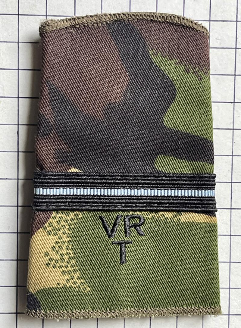 Pre-2013 Royal Air Force Vol Reserve Training Branch Pilot Officer DPM Rank Badge Slip-On