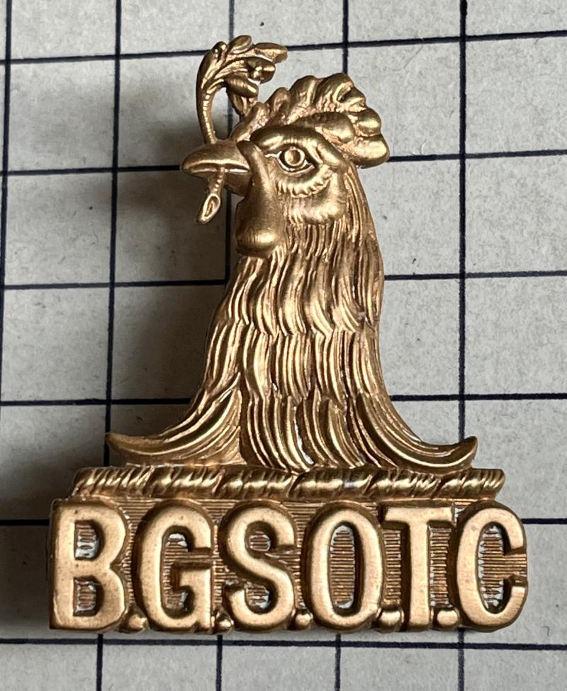 Bristol Grammar School (BGS) Officer Training Corps (OTC) Cap Badge