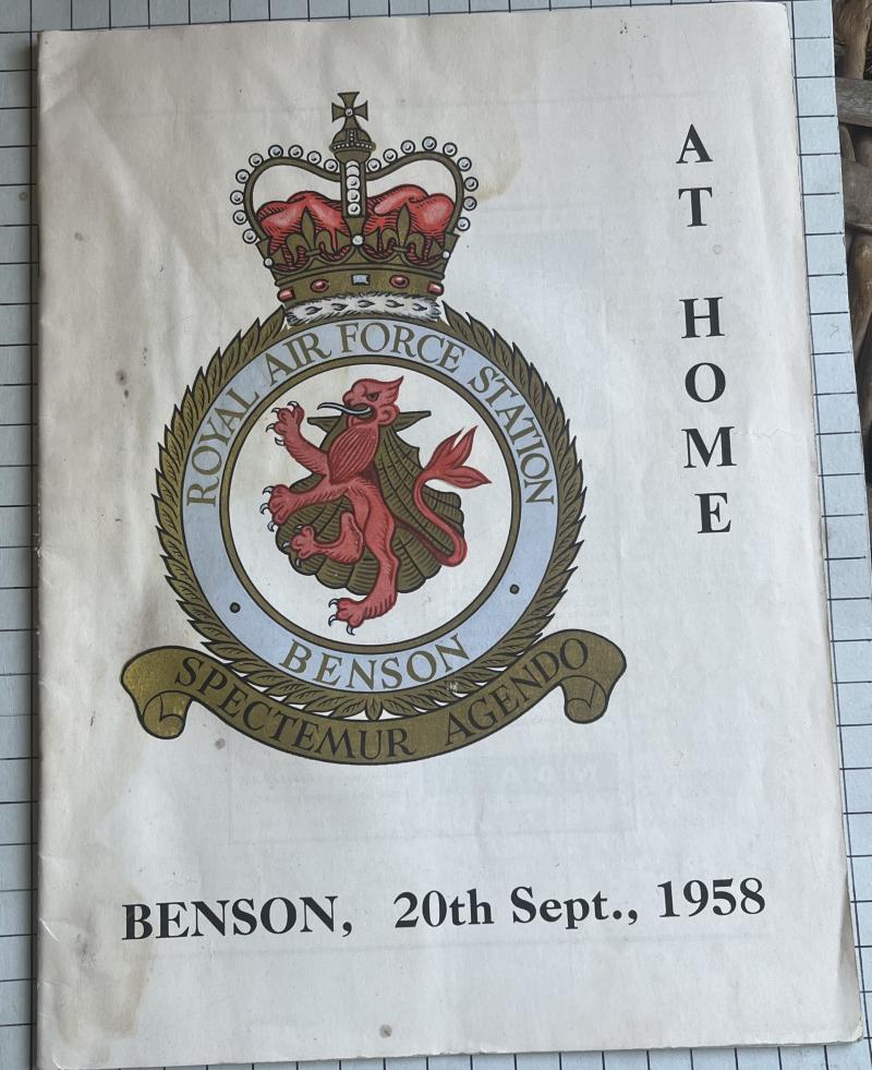 c1958 RAF Benson Oxfordshire Royal Air Force Station Base Magazine